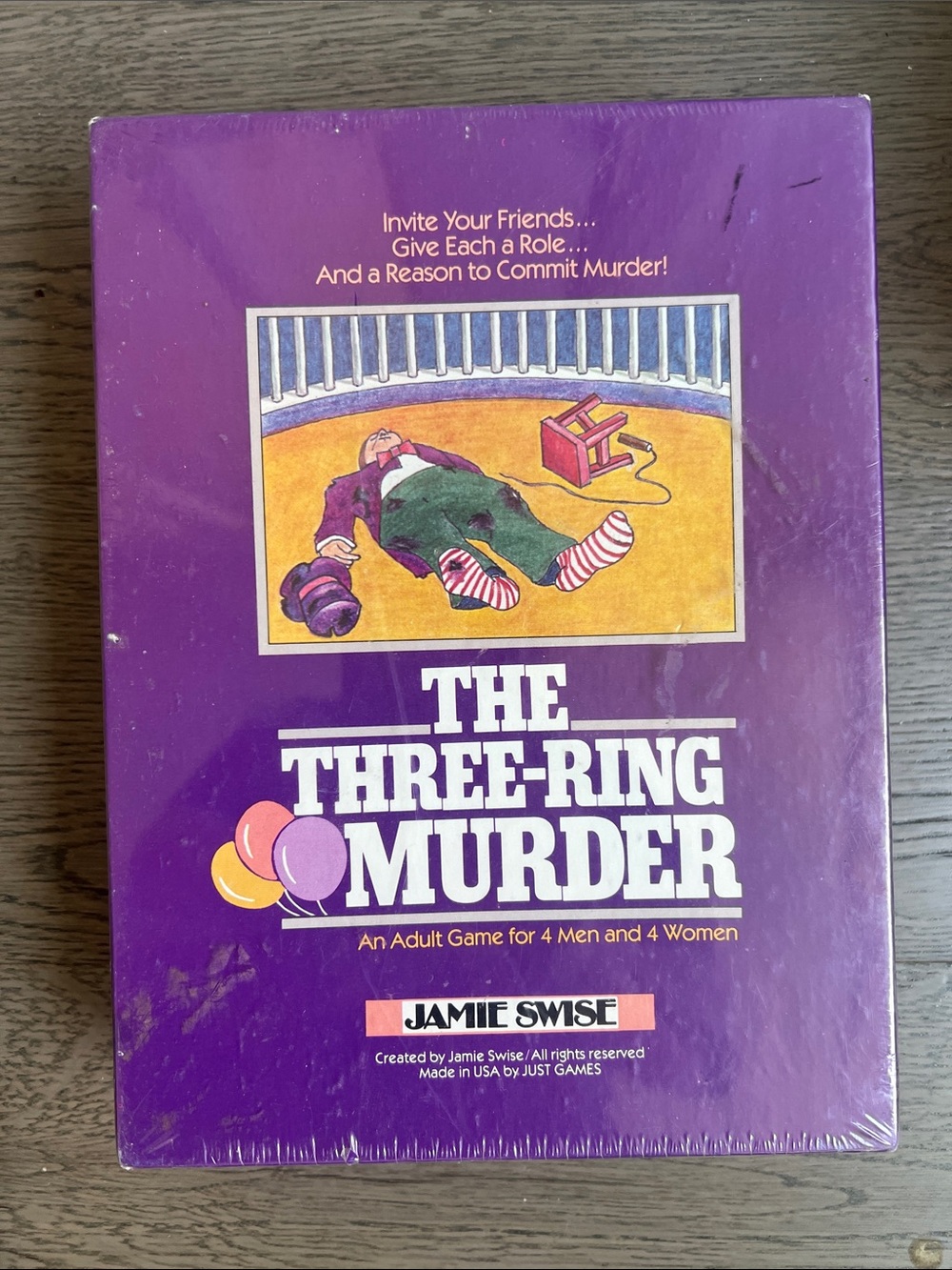 The Three-Ring Murder Party Game - Purple